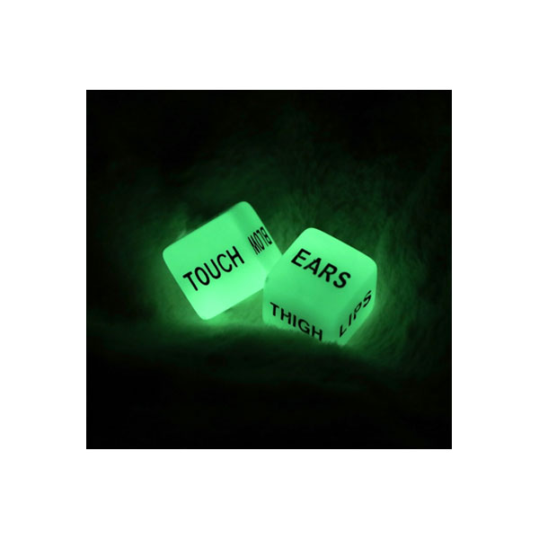 2 piece Funny Glow in Dark Love Dice 5 2 piece Funny Glow in Dark Love Dice - Image 5