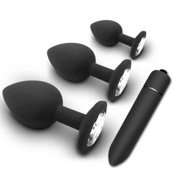 4 piece sets Anal Plug and Vibrator for Beginner 2 4 piece sets Anal Plug and Vibrator for Beginner - Image 2