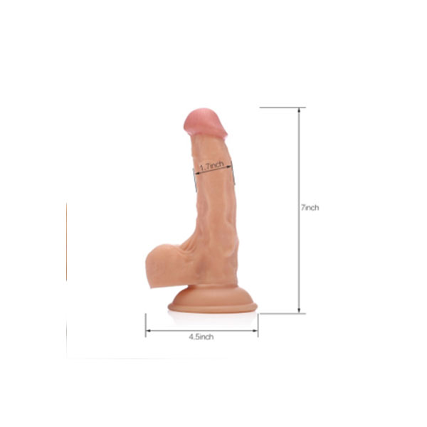 Quality 7 Inch Double Layered Realistic Dildo 3 Quality 7 Inch Double Layered Realistic Dildo - Image 3
